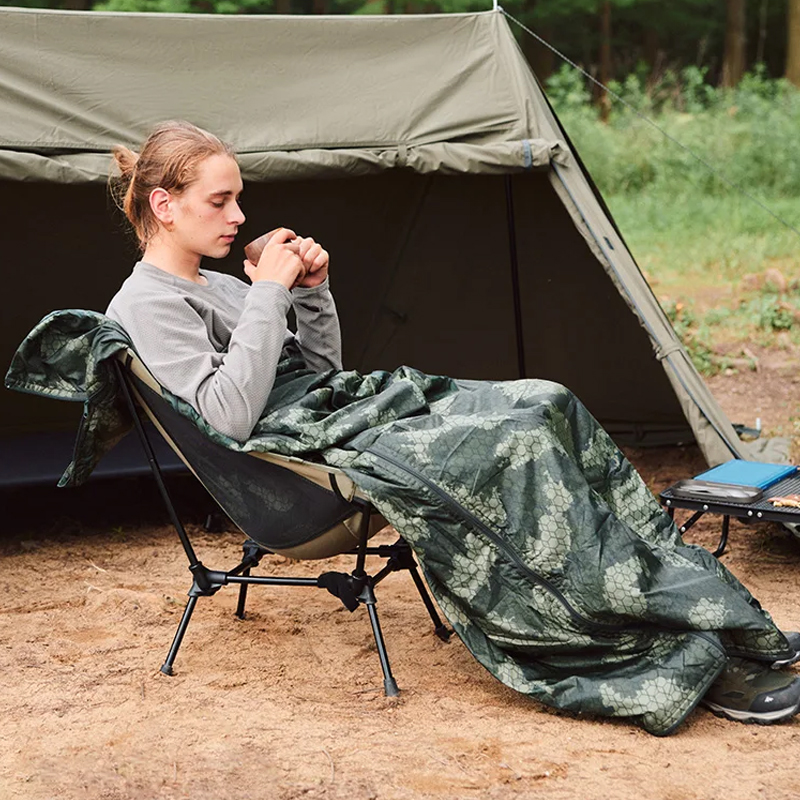 Camouflage Camping Sleeping Bag Waterproof Ultra-Light Spliced ​​Double Quilt Hiking Sleeping Bag