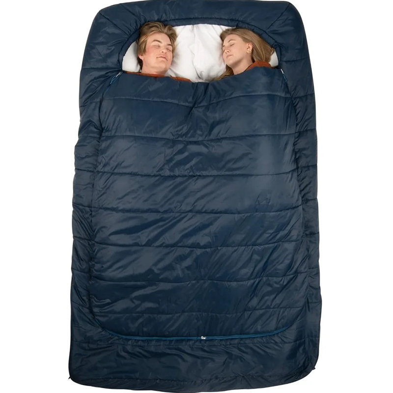 Double Synthetic 20 Degree Sleeping Bag for Couples and Families, a Camping Sleeping Bag.