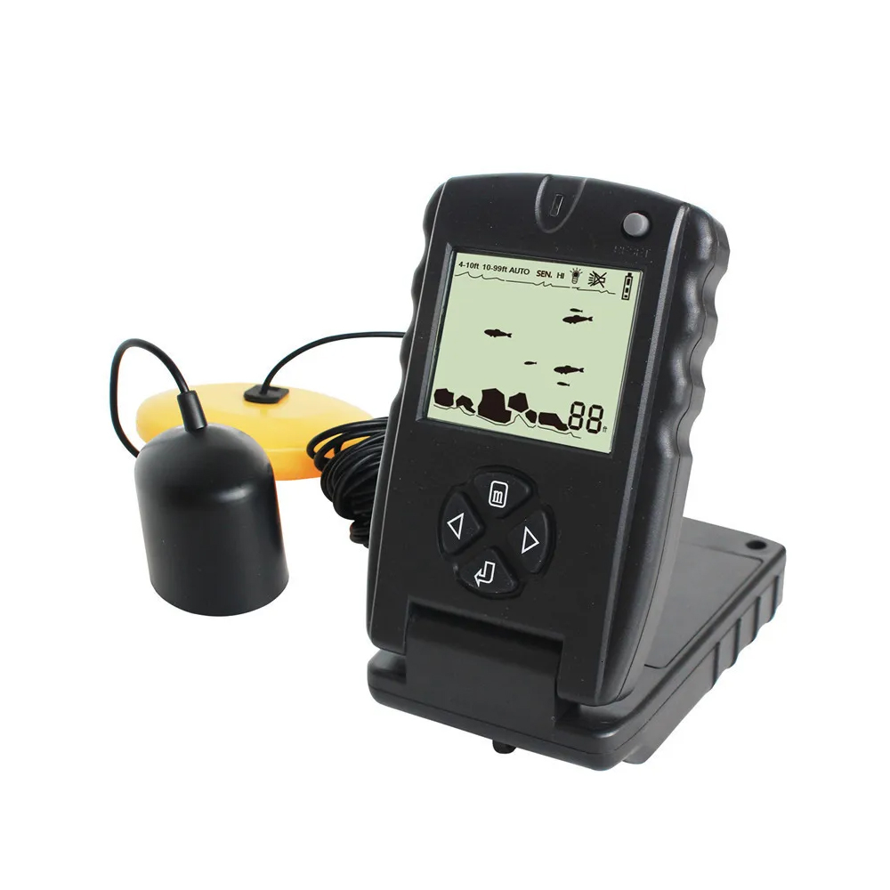 Portable Sonar Fish Finder for Fishing, an Echo Sounder for Fishing Lure Detection.