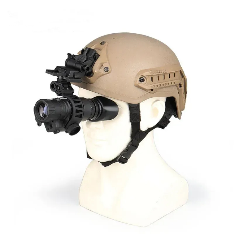 Head Mounted High-definition Night Vision Instrument in the Form of a Single Tube Infrared Telescope.