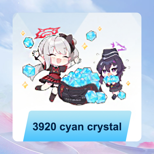 3920 cyan crystal