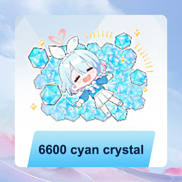 6600 cyan crystal