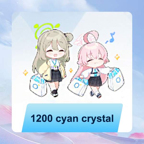 1200 cyan crystal