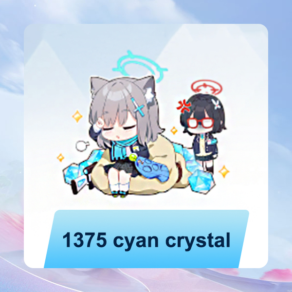 1375 cyan crystal