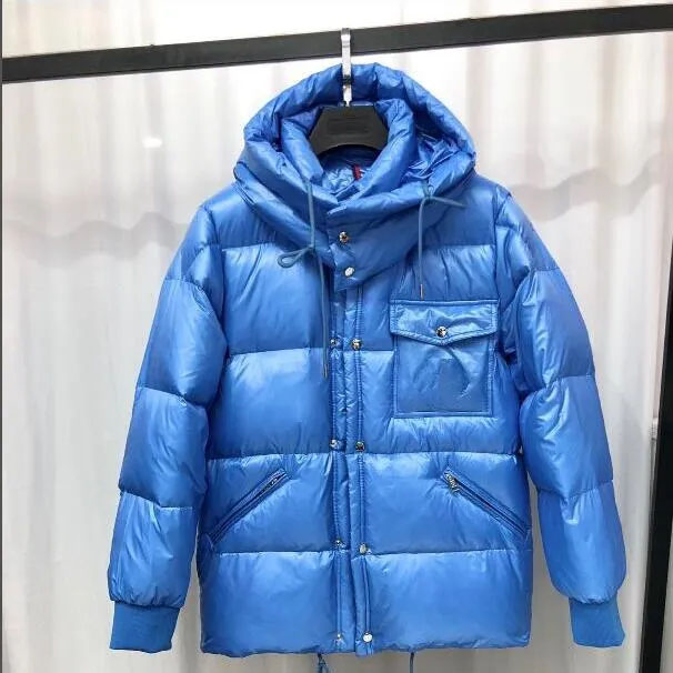 Men Hooded Down Jacket Winter ...