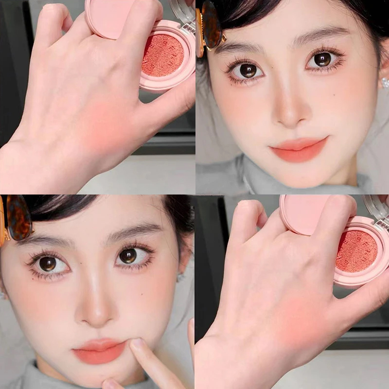 Liquid Blush Air Cushion Nude Natural Face Brightening Blush Makeup Cosmetics