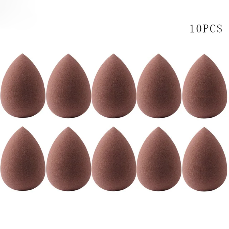 10 Pieces Of Makeup Sponge Wet And Dry Dual-Use Powder Puff Professional Soft Makeup Powder Puff Sponge Set