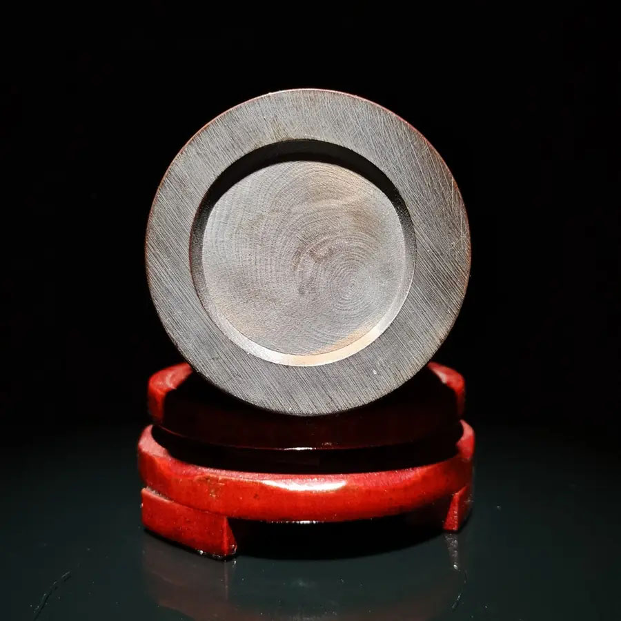 Bamboo Carving Antique Carved Brush Pot Pen Case Wood Statue Bamboo Leaf Sculpture Study Statue Livingroom Office Desk