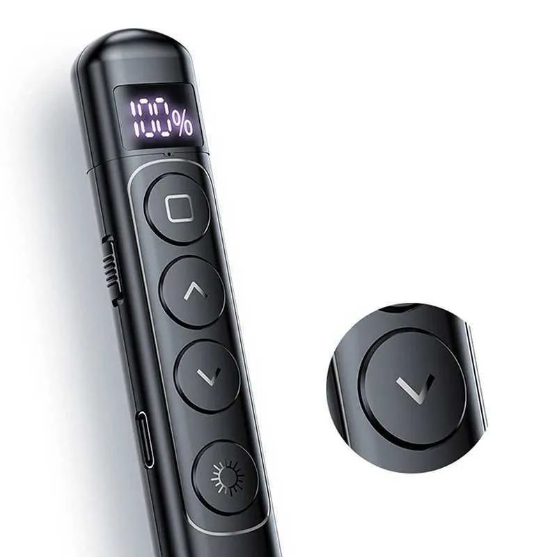 PPT Remote Control Pen Improves Productivity Electronic Charging Teaching Demonstration Laser Pointer Versatility Demonstration