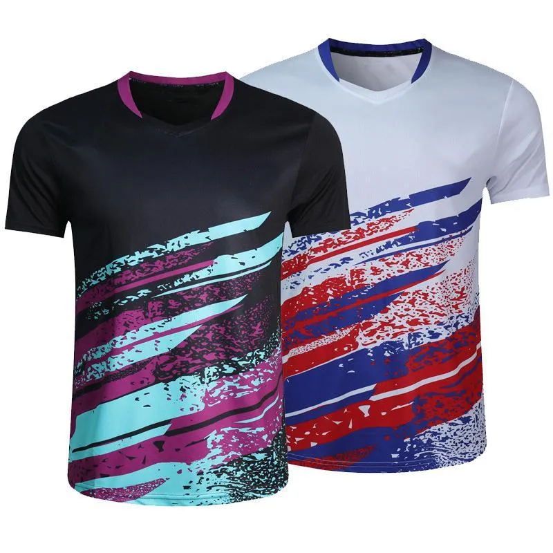 Quick-Dry Men’s T-Shirts Suitable for Table Tennis Jogging and Other Sports Activities