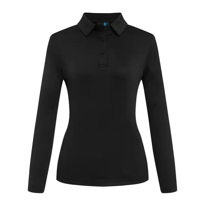 Spring Summer Women's Golf Clothing Comfortable and Breathable Fashion Long Sleeve Polo Shirts