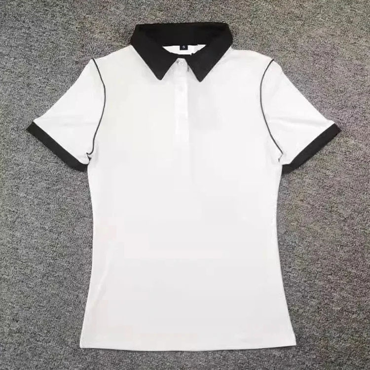 Outdoor Leisure Golf Apparel Womens Short Sleeve T-shirt Sports Breathable Durable Anti Pilling