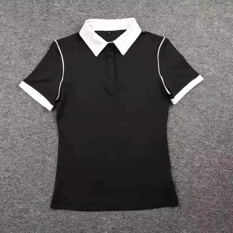 Women's Short Sleeve Breathable T-Shirt Ideal for Outdoor Leisure Golf Activities