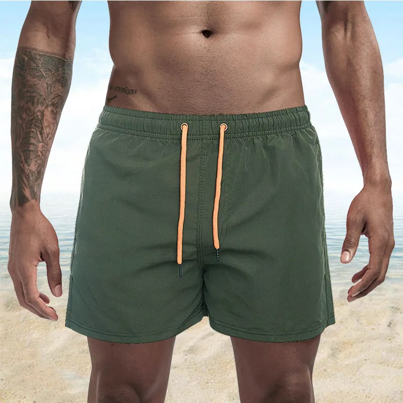 Quick Dry Summer Men's Swim Shorts Fashionable Board Shorts Bathing Suit