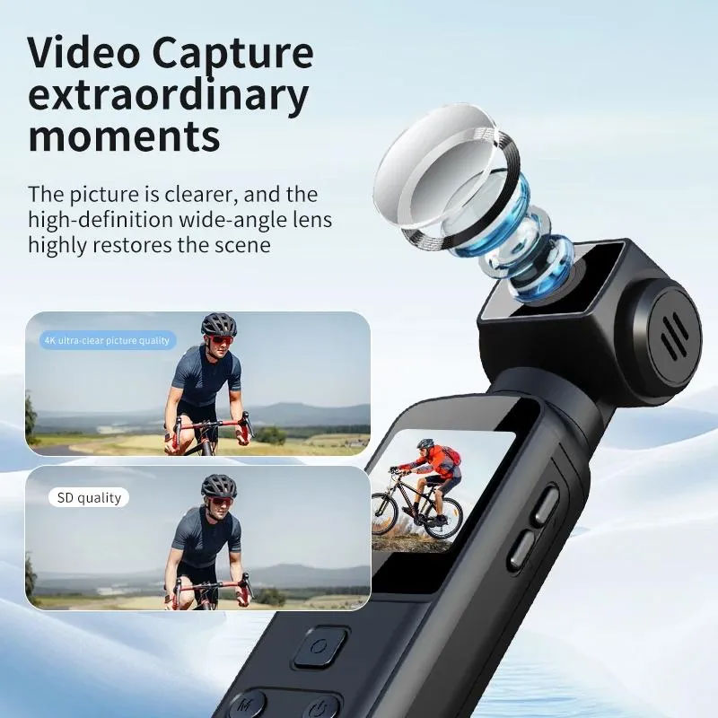 Digital Cameras 4K High-Definition Anti-Shake Spor...