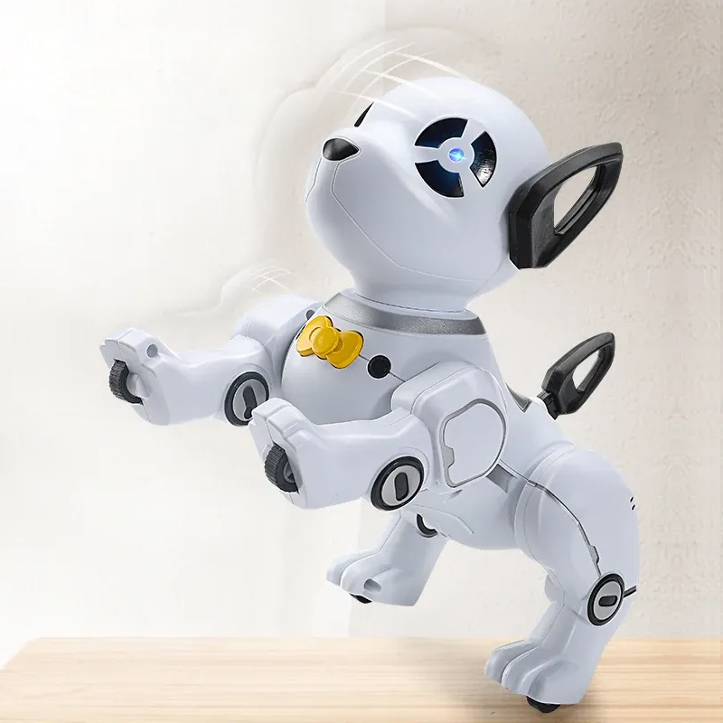 Smart Remote Controlled Robotic Dog Toy With Interactive Features And Stunts