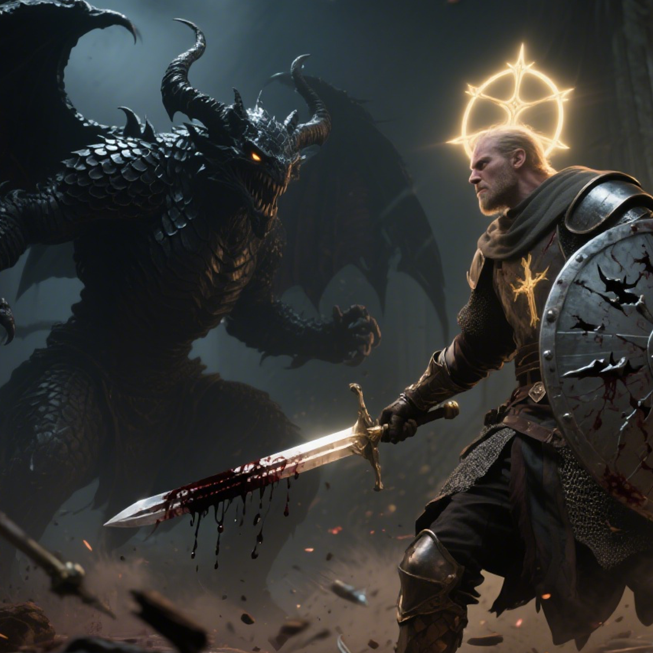 Warriors Combat Bull Demon
