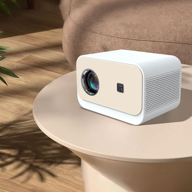 Electric Focus Projector 1080P 4K Mini Home Theater with Wall Projection for Bedroom or Office