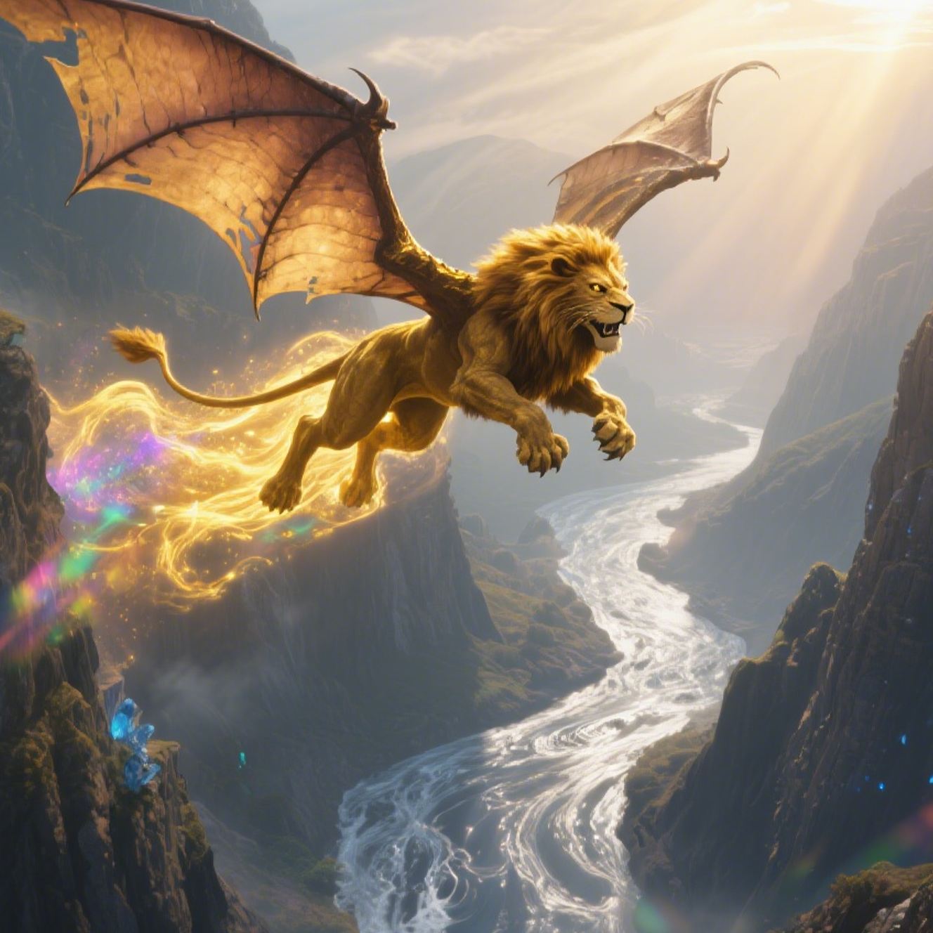 Flying Sky Golden Lion