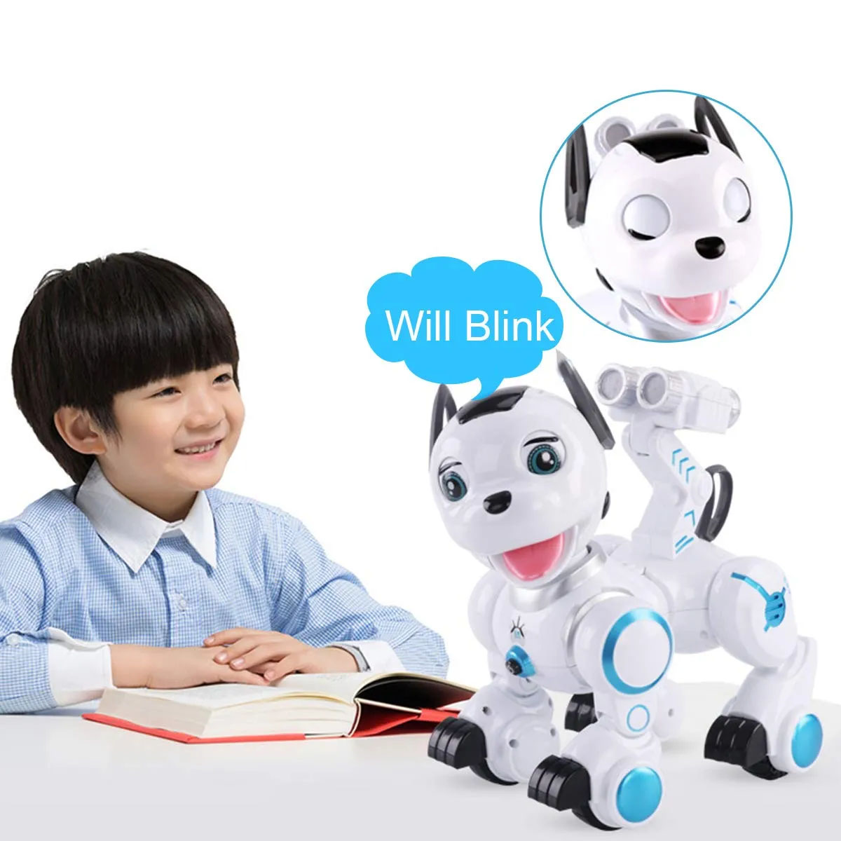 Programmable Robotic Dog With Remote Control And Music Interaction