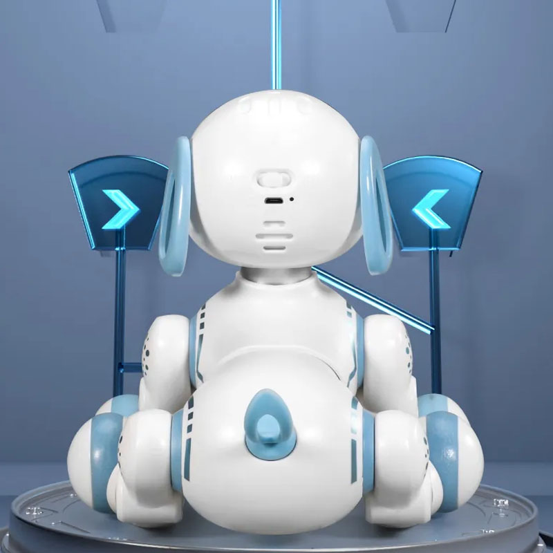 Voice Controlled Stunt Robot Dog Toy With Touch An...