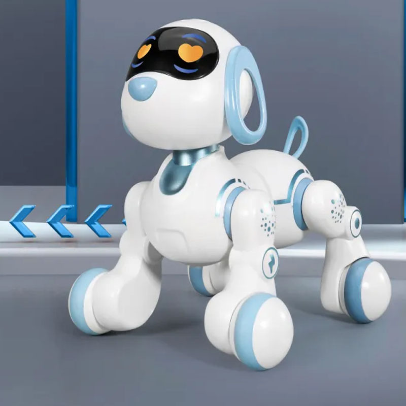 Voice Controlled Stunt Robot Dog Toy With Touch And Sound Activation