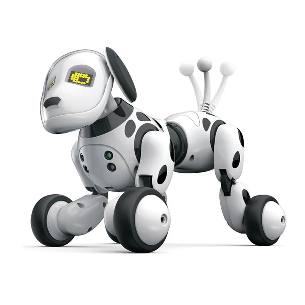 Remote Controlled Walking Robot Dog Toy For Kids With Educational Functions