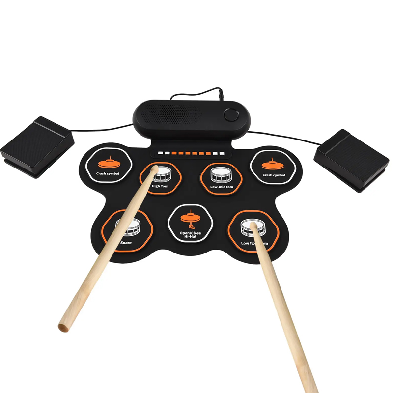Electronic Set With 3w Speaker Hand Roll Set 7 Pad...