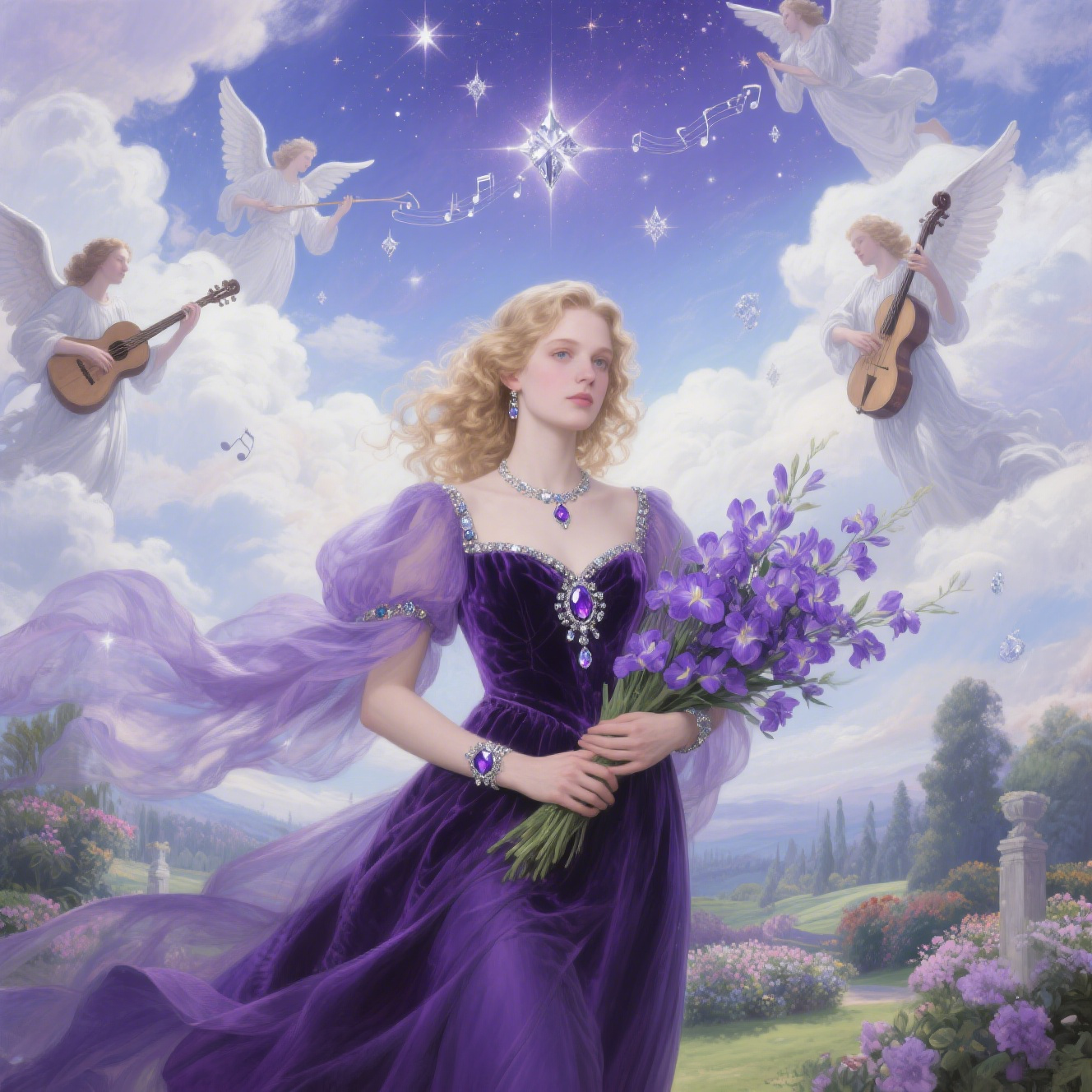 The Holy Maiden In Heaven