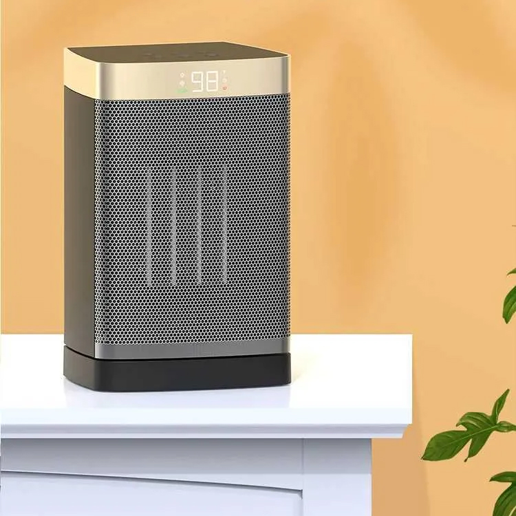 Space Heaters 2 in1 1500W Smart Air Heater With Remote PTC Fan Heater Space Heater 4 Speeds Electric warm fan Overheat and Tip-over Protection