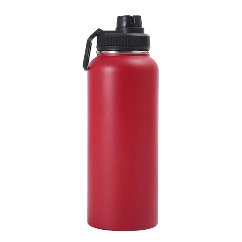 Water Bottles Stainless Steel Insulated Bottle Cycling Cup Leak-Proof Lid - Double-Layer Vacuum Insulation Reusable Travel Mug
