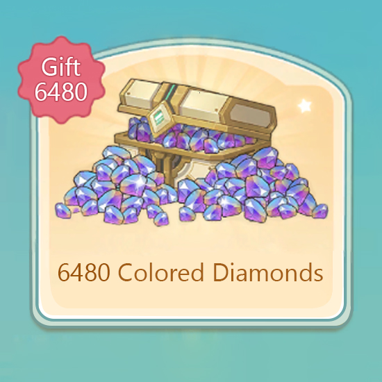 6480 Colored diamond