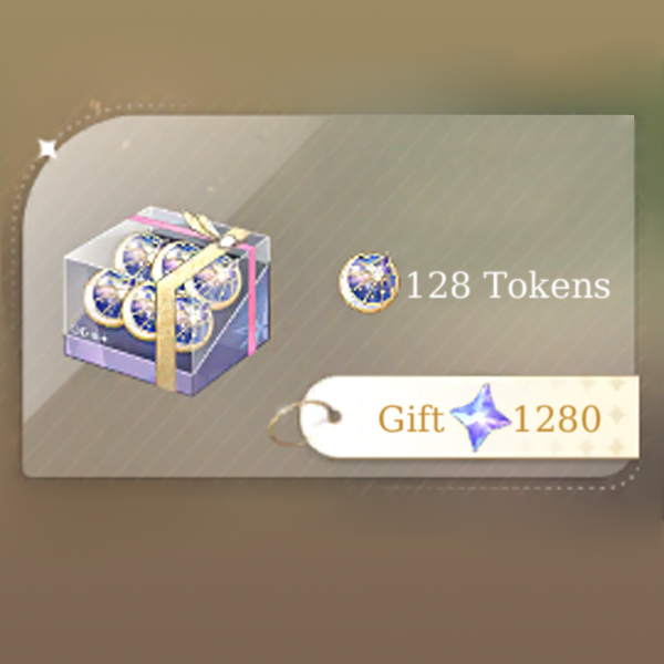 128 Tokens+1280 Star Diamond