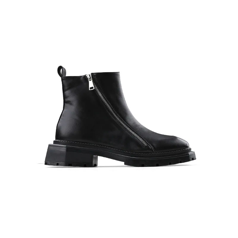 Mens Casual Leather Boots High-Quality Leisure Tooling Shoes Comfortable Inside Handmade Trend Fashion Derby Shoes