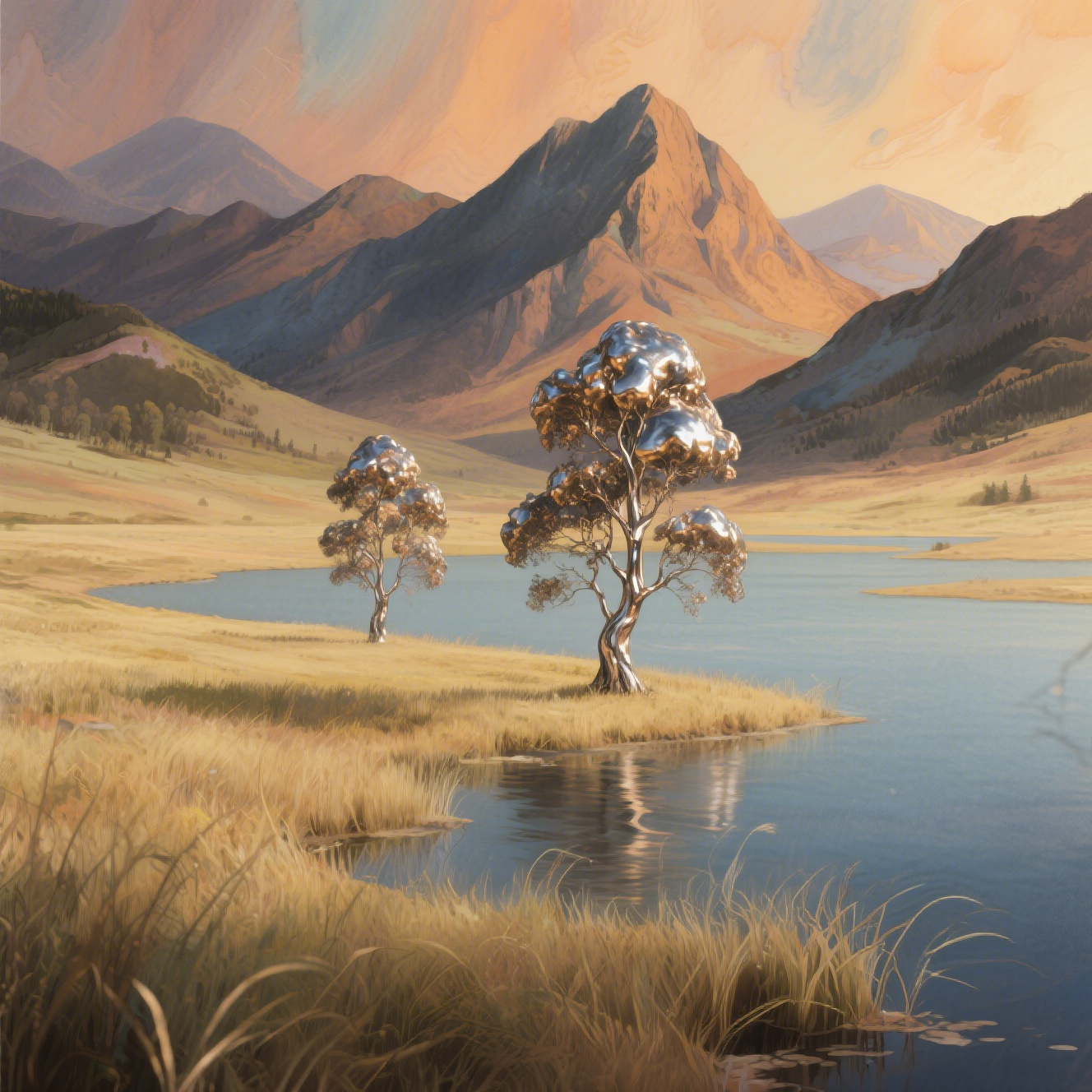 Rock Mountain Silver Tree