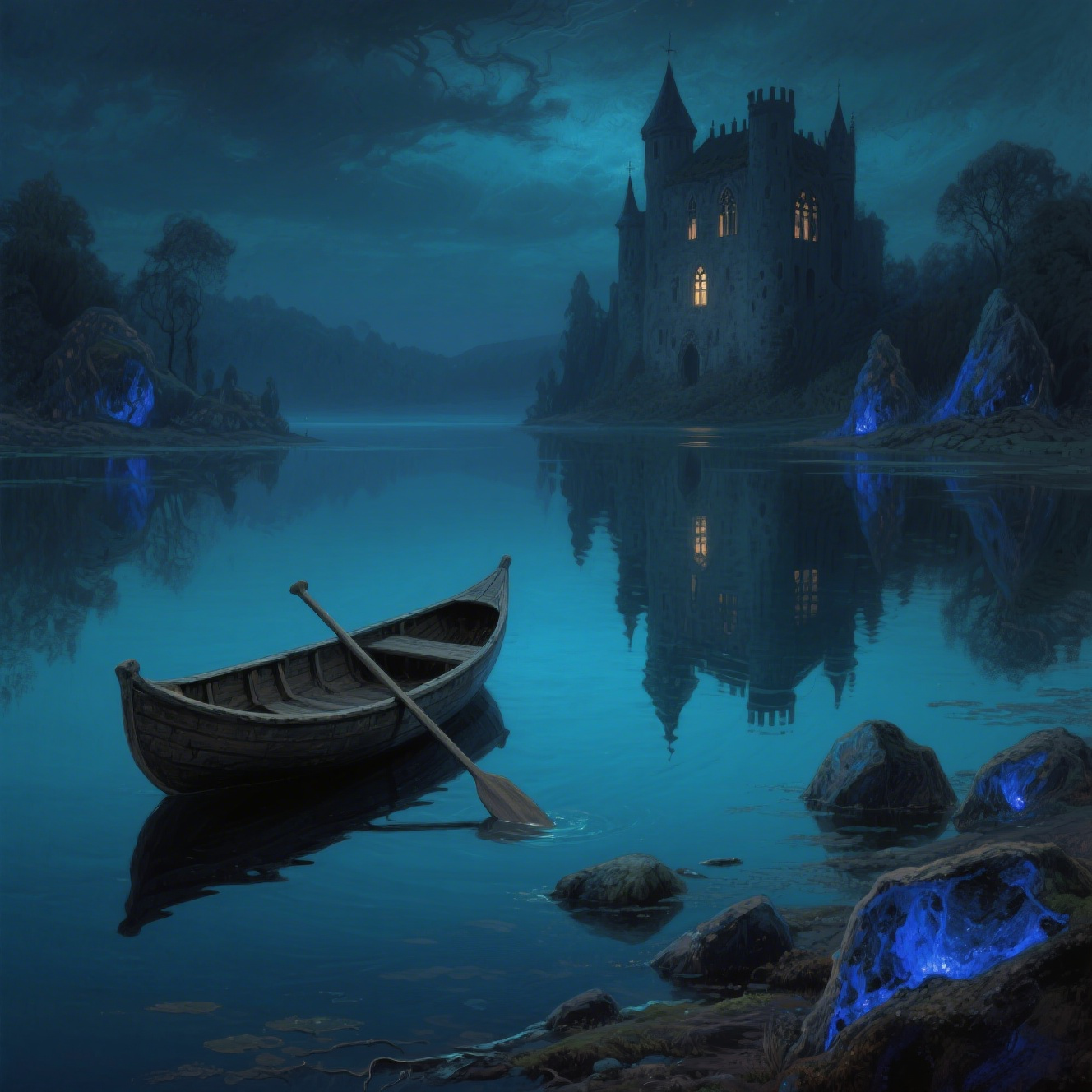 The Castle By The River In The Underworld