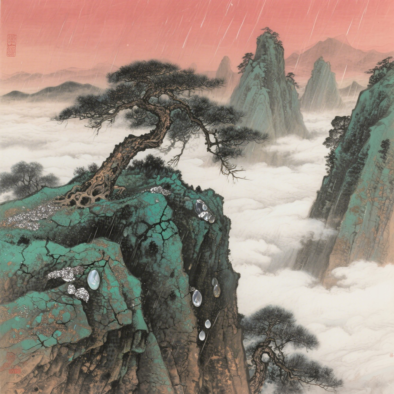Cyan Hill Stand Pine Picture