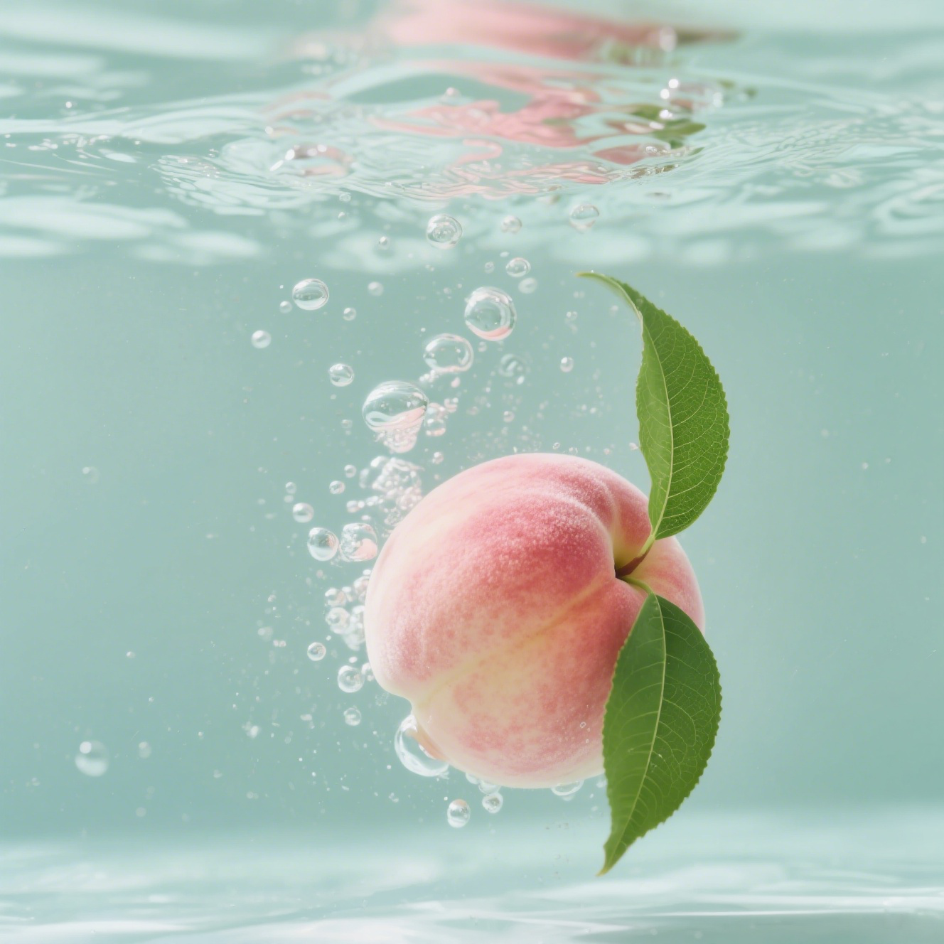 Peach In The Water