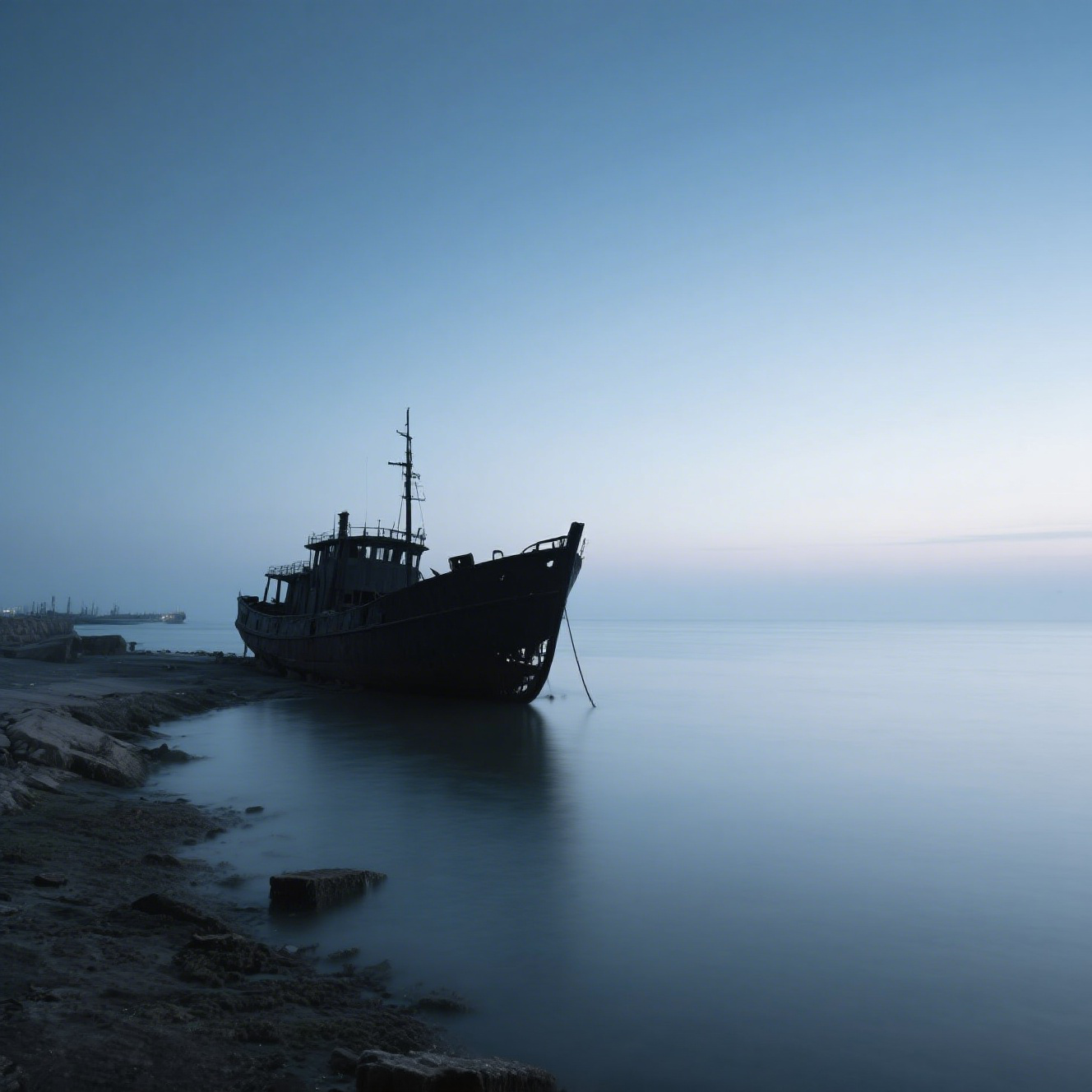 Broken Ships Along The Coast