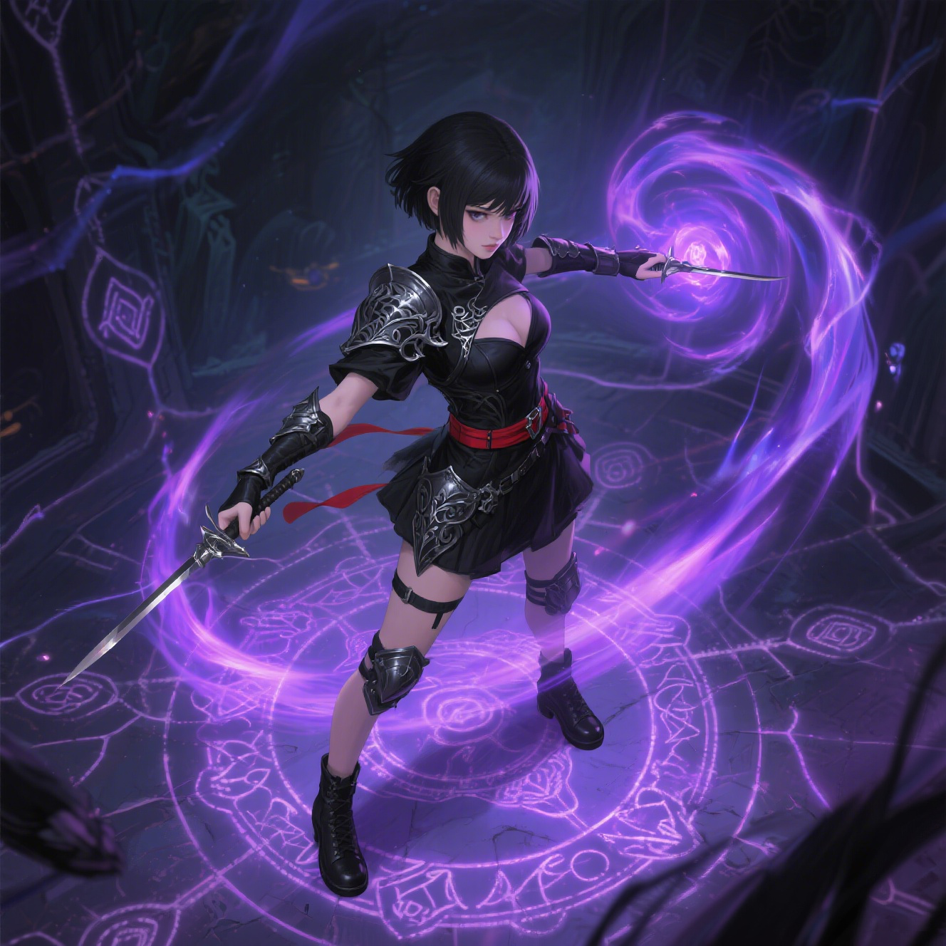 Bloodthirsty Female Assassin
