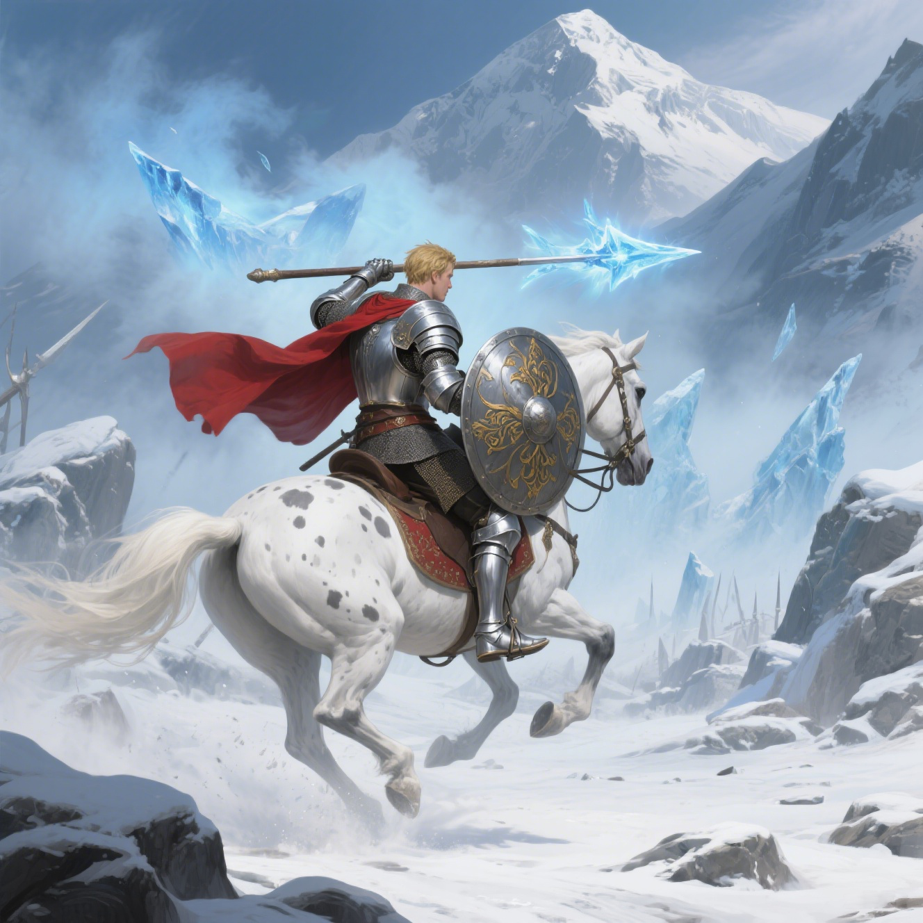 Spear And Shield Knight