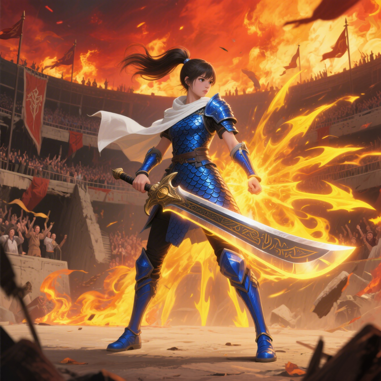 Sky Knife Female Warrior