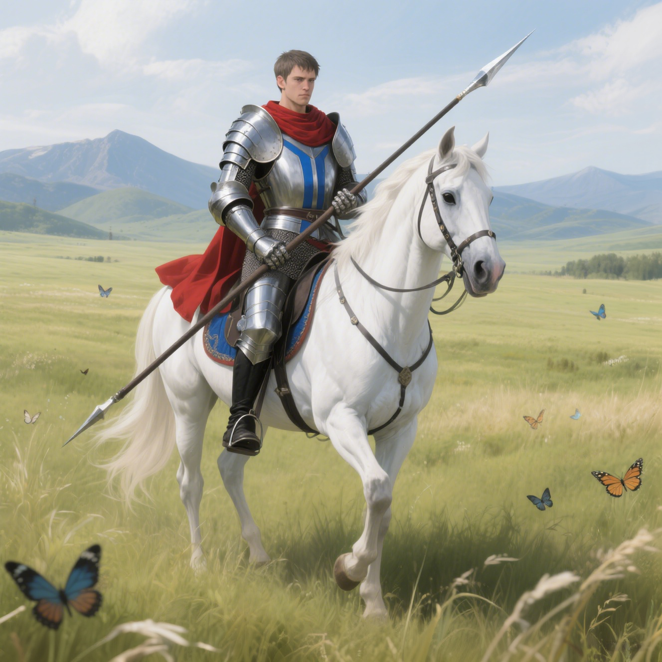 Human Race Fighting Knight