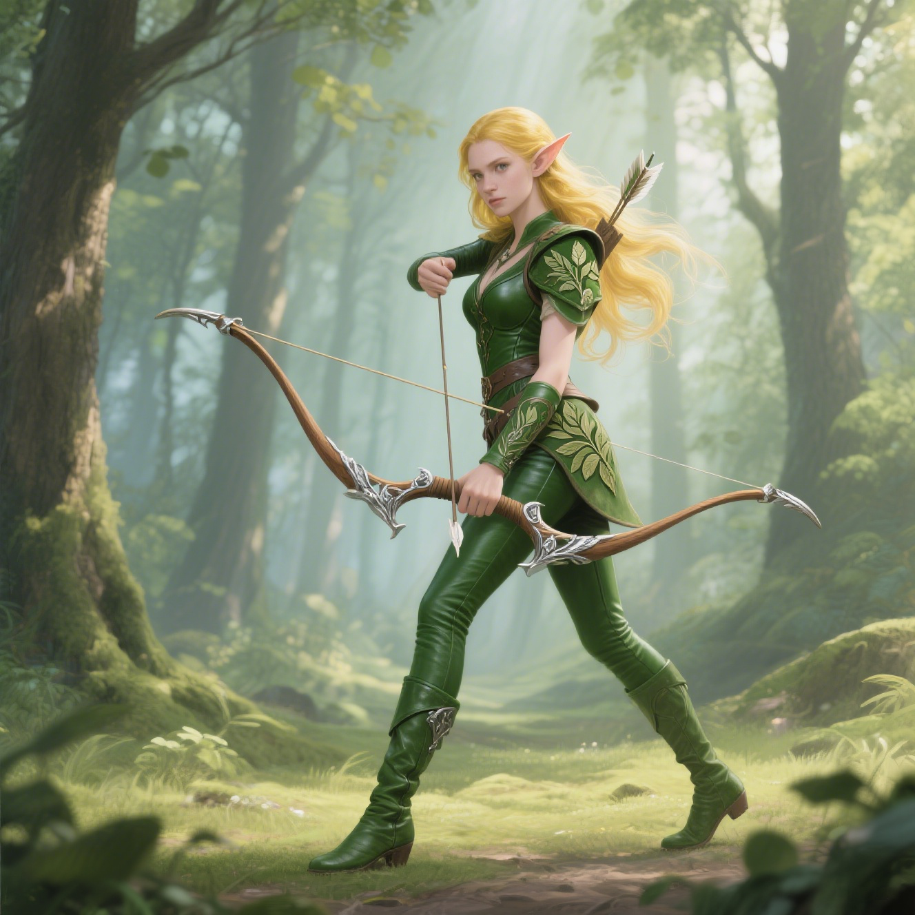 Elven Female Archer