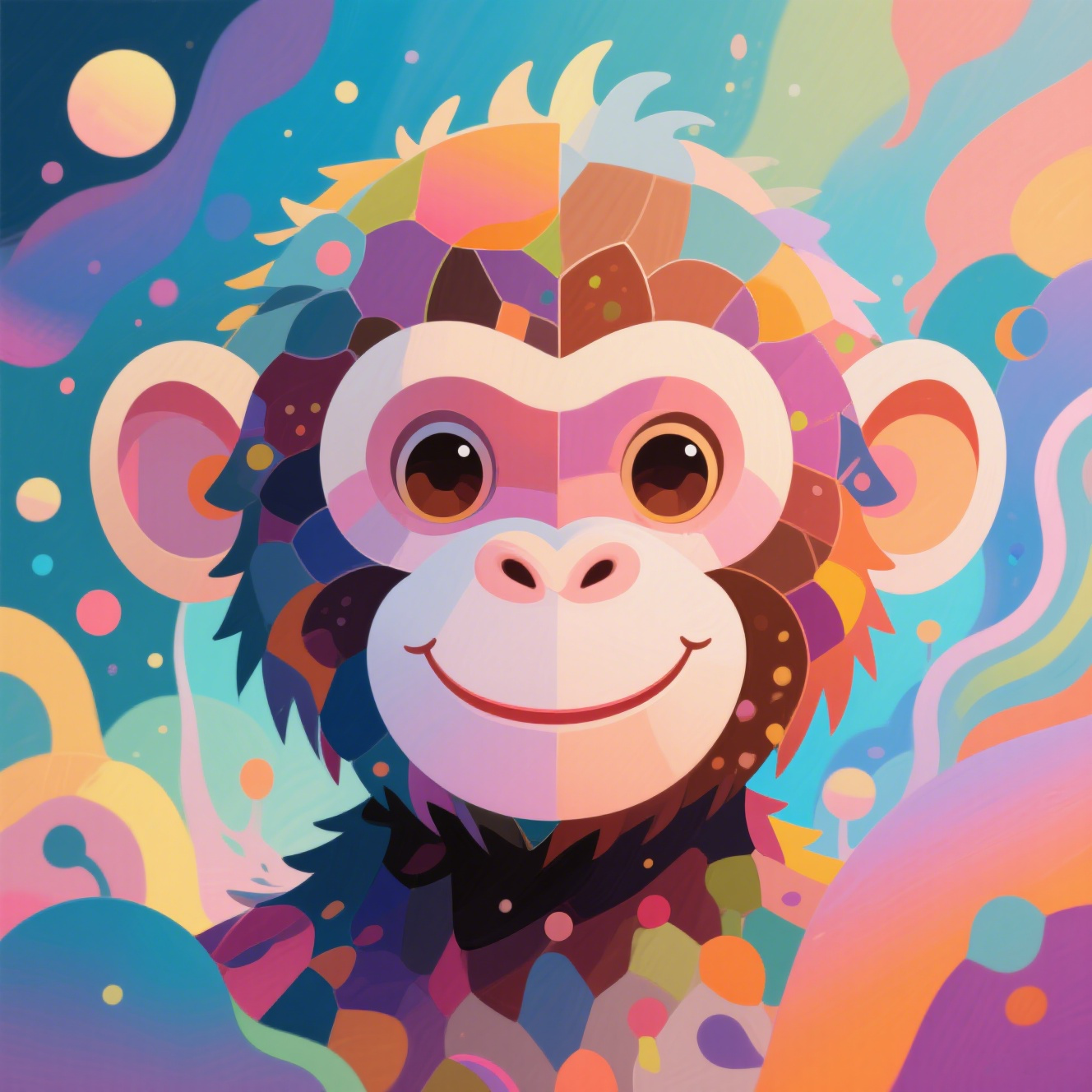 Stars Digital Monkey Avatar