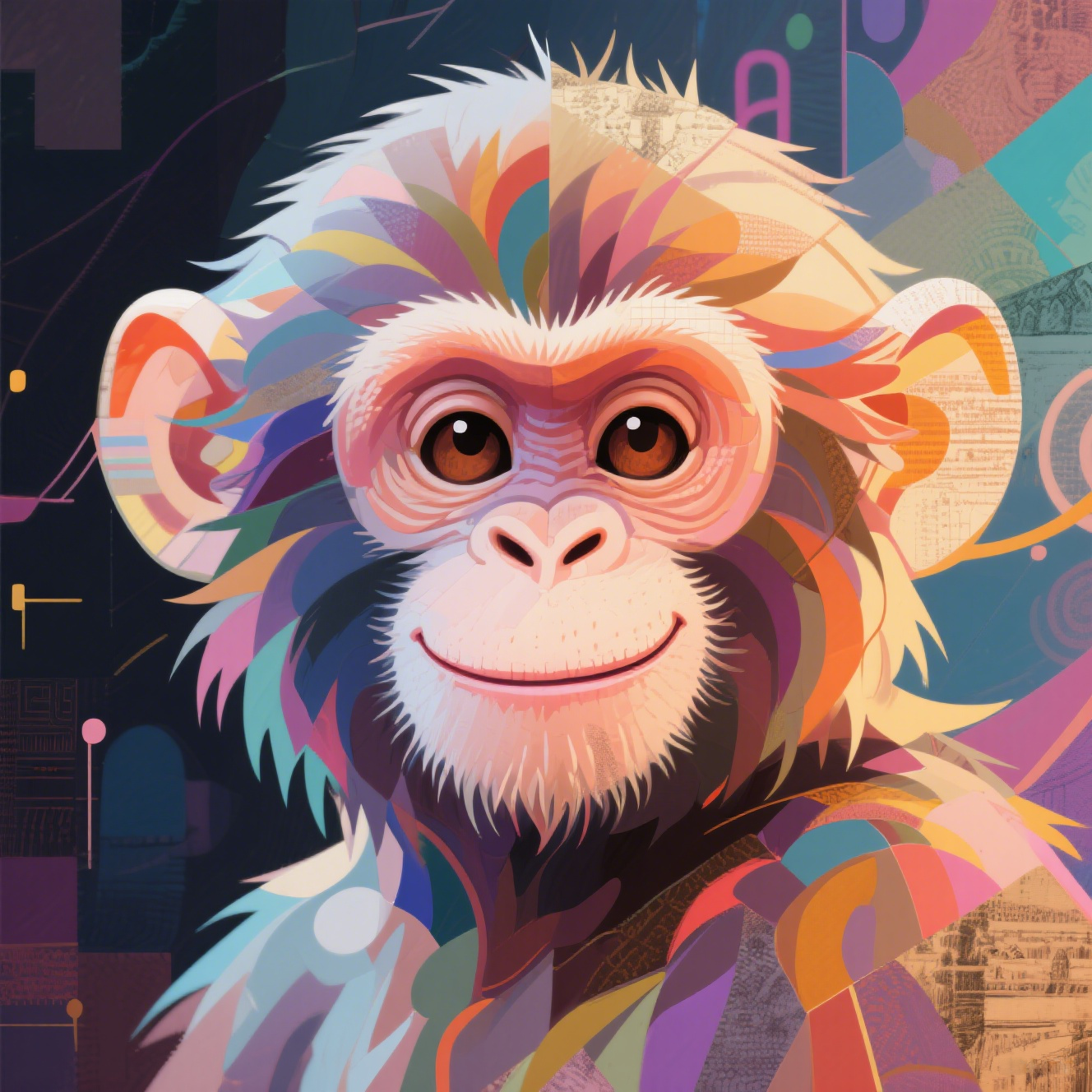 Historical Music Digital Monkey Avatar