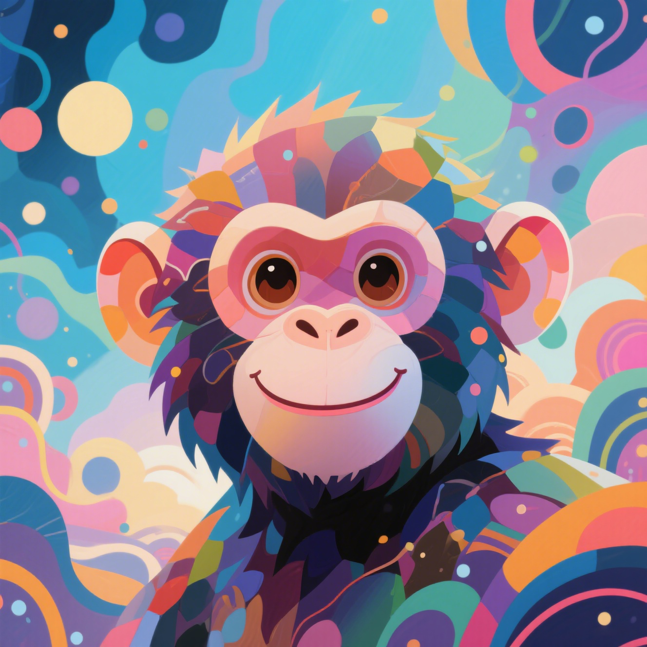 Ocean Series Digital Monkey Avatar