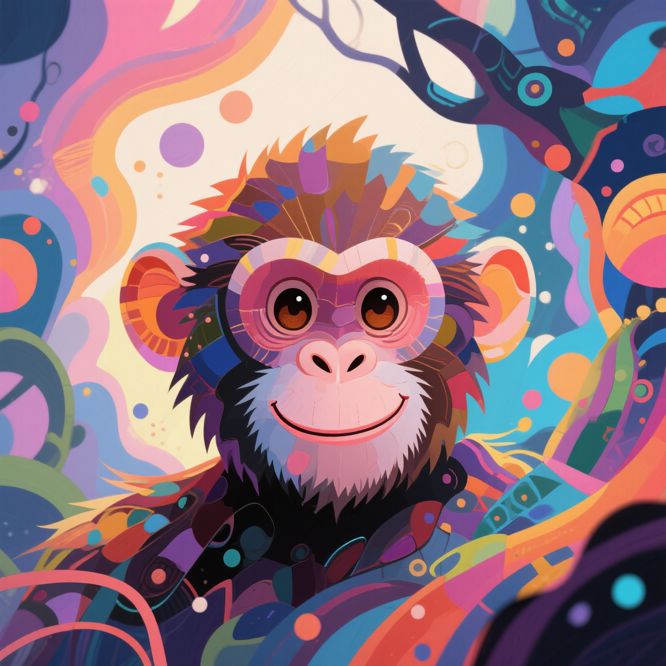 Forest Digital Monkey Avatar