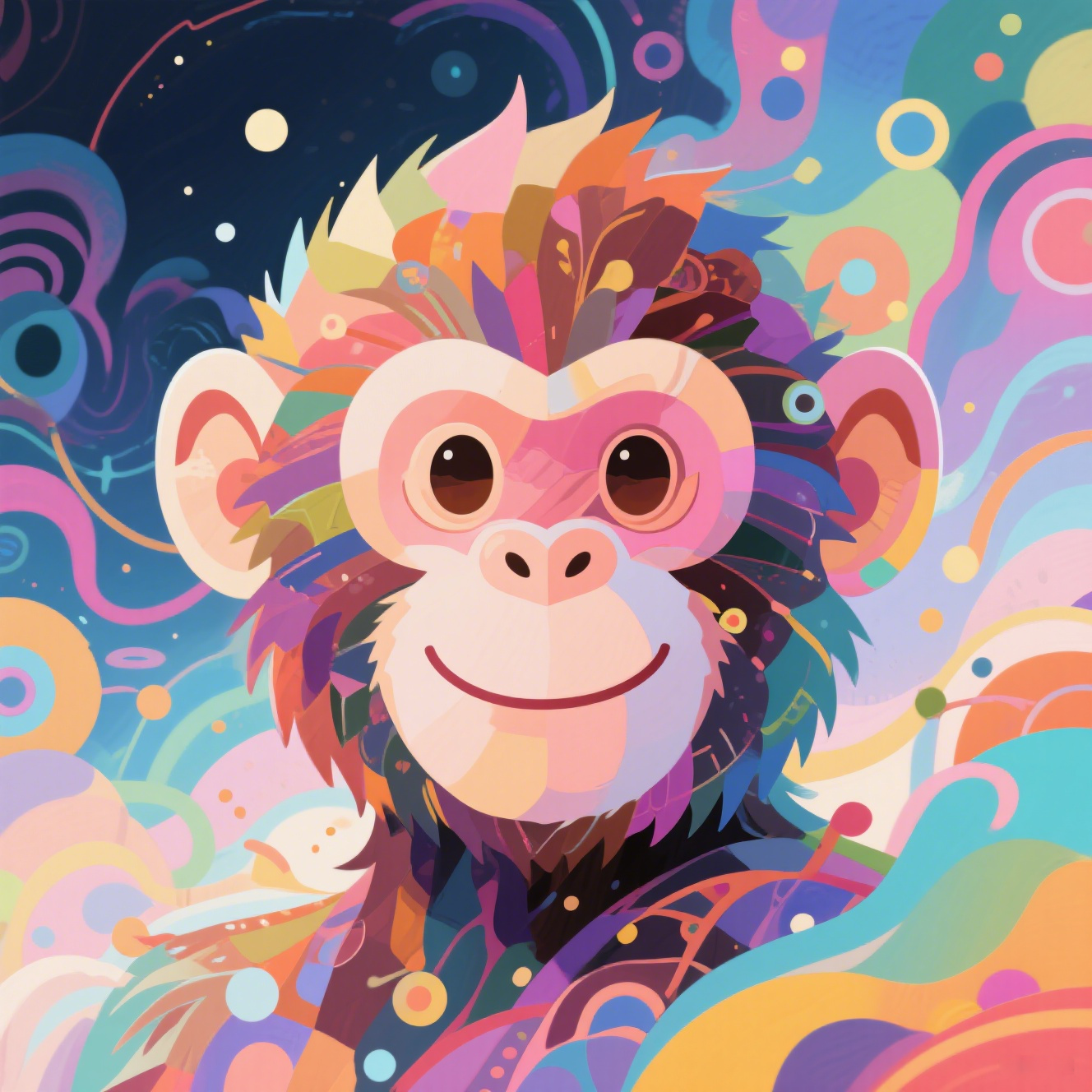 Sky Series Digital Monkey Avatar