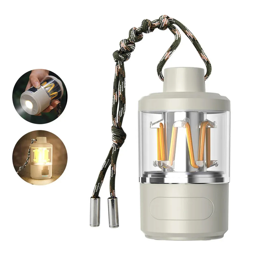 Remote Control Rechargeable LED Magnet Camping Lan...